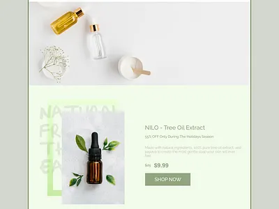 Nilo - Shopify Store branding design shopify ui web website
