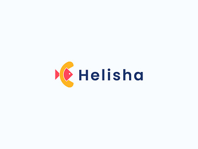 Helisha Restaurant Logo | Food Logo a b c d e r y u o w q z d branding creative logo mark ecommerce fish logo fishing restaurant logo food company food delivery food logo food online delivery logo logo logo captain logo concept logo mark logos minimalist logo modern logo professional logo restaurant branding telephone logo concept