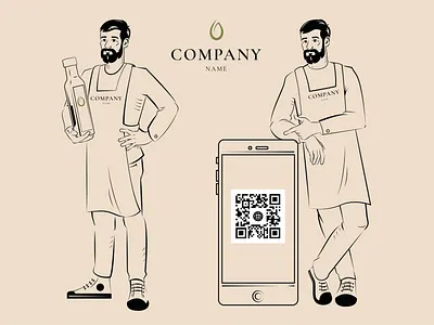 Oil-maker character characterdesign illustration lineart lines vector