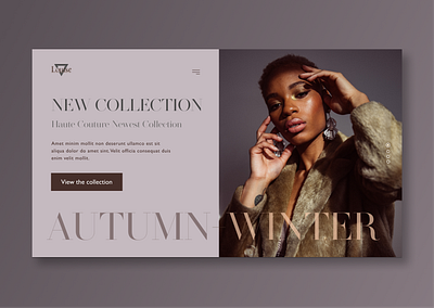 New Collection design typography ui