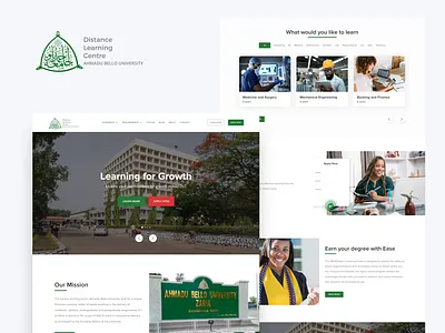 Distance learning landing page best shot design distance learning learning platform minimal school ui university website