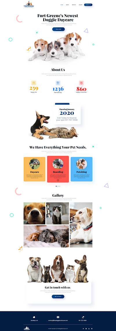 The Doggie Funhouse branding designer ui ux web web design webdesign website website builder website builders for resellers website concept website design website design company website designer website designers website designing website development website template websites