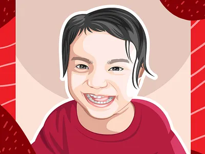 Vector Art Potrait #2 birthday caricature design gift illustration karikatur wallart