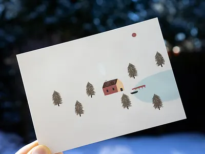 Nordic Postcard illustration nordic postcard