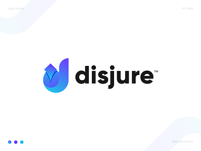 Disjure Logo Design | Modern Logo Design (unused) abstract best logo best logo design best logo designer brand identity branding creative d letter gradient j letter logo logo designer logo type logotype minimal modern logo monogram movement tech workmark
