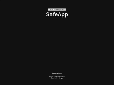 SafeApp - Logo branding graphic design logo motion graphics