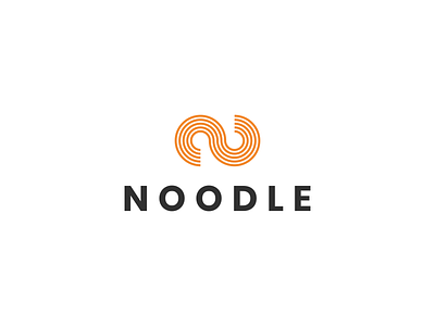 Noodle logo concept brand branding design graphic illustration logo typography ui ux vector