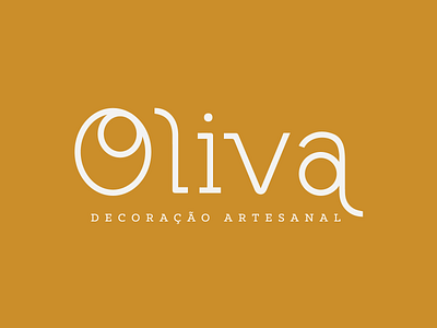 Logotype Oliva Decor decor handmaid logo logotype