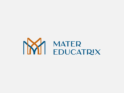 Logotipo | Associação Educativa Mater Educatrix branding catholic educational logo school school logo