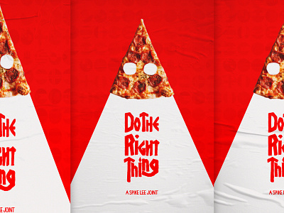 Do the Right Thing brooklyn criterion collection design do the right thing film poster movie poster movie posters new york new york city nyc pizza pizzeria poster design spike lee