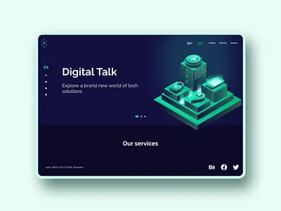 UI Series #4 Consulting Company 3d animation app branding design icon illustration interface landing page logo motion graphics nice ui uiux ux web