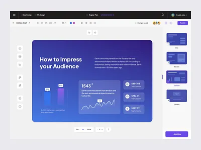 Vistone - SaaS Dashboard Pitch Deck animation blue clean dashboard design interface light minimal pitch deck saas ui ux website