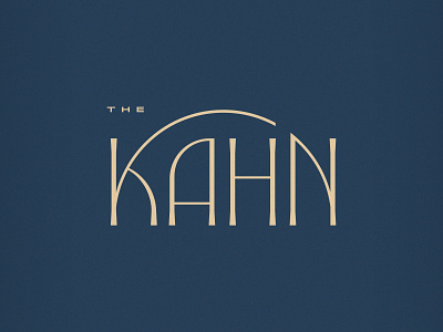 The Kahn Detroit Logo Concept albert kahn albert kahn architecture kahn logo wordmark