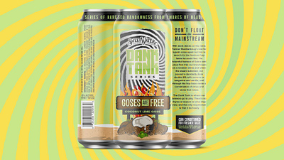 SweetWater Dank Tank alcohol alcohol branding beer beer branding beer can beer packaging beverage beverage branding beverage packaging can coconut gose swirl