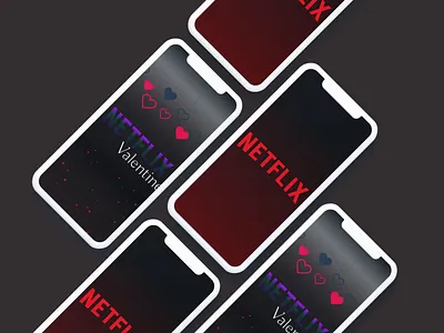 Netflix splash screen variations. adobe photoshop adobe xd branding design design app graphic design icon typography ui ux