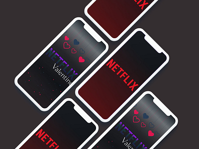 Netflix splash screen variations. adobe photoshop adobe xd branding design design app graphic design icon typography ui ux