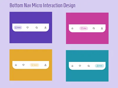 bottomnav design figma interaction design microinteraction navigation ui user experience ux