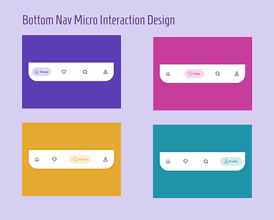 bottomnav design figma interaction design microinteraction navigation ui user experience ux