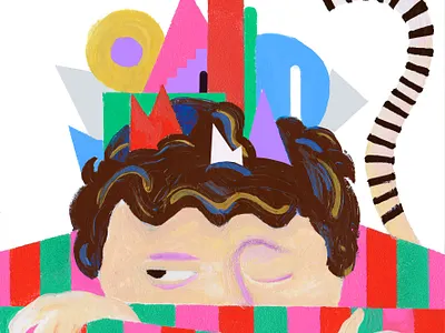 selfportrait! art artist collageart creative digitalart digitalillustration doodleart drawing dribbble fluo illustration illustrator inspiration painting selfportrait vaporwave