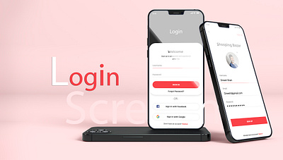 Logoin Screen Ui Design applogin loginappdesign loginui ui ux uxdesign