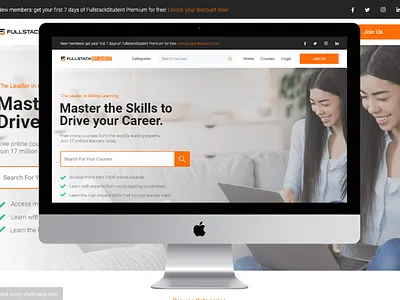 Education WEB UI DESIGN mockup uiux