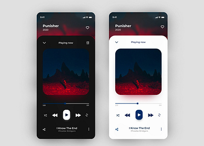 Music Player - #DailyUI 009 app dailyui design digital glassmorphism interface minimal ui ui design