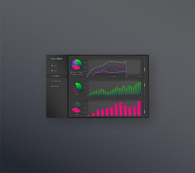 DocuMain | File Analytics (Dark Theme) analytics cloud file dark dark theme figma file file analytics file manager file upload file uploader files graph graphic product design uiux