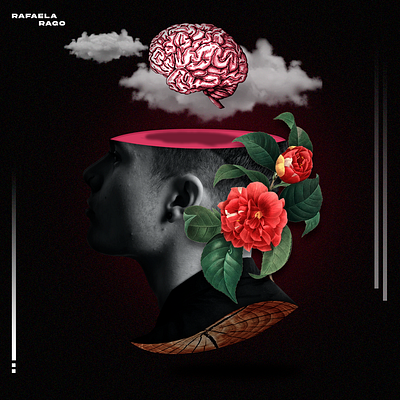 B R A I N album art poster surrealism visualart