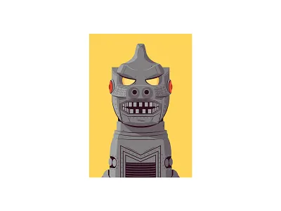 Mechagodzilla godzilla illustration vector