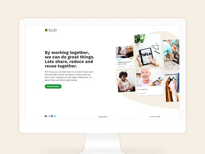 Suzi β Tech for good platform app branding design flat icon minimal ui user experience ux vector web website