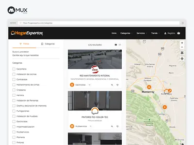 Directory Web For Home Experts design directory directory listing minimal minimalist ui uidesign ux uxdesign web webdesign