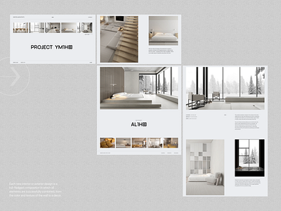 © ARCHITECTURAL STUDIO WEBSITE architecture branding clean design interior minimal style typography web website