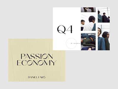 Passion Economy layouts exploration pt2 clean design fashion minimalist photography ui web webdesign website