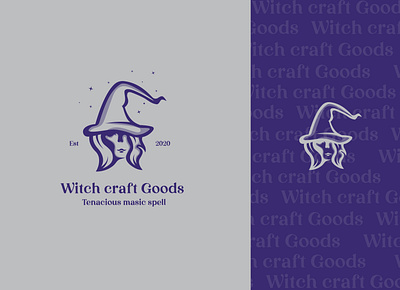 Witch Craft app branding crafts design flat goods identity logo logo design magic mark minimal rebranding redesign shop shoplogo sketch space vector witch