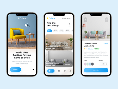 Fniture.. clean ui design ecommerce furniture furniture app furniture design furniture store homedecor homedesign interior interior design minimal mobile app mobile design mobile ui online shop property ui design ui ux