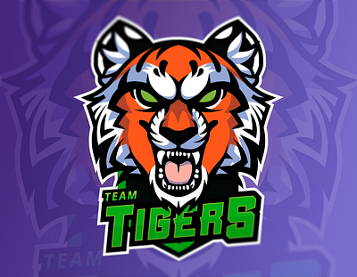 tiger logo esport esportlogo esports esports logo esports mascot illustration logo mascotlogo sports logo tiger tiger logo tiger mascot