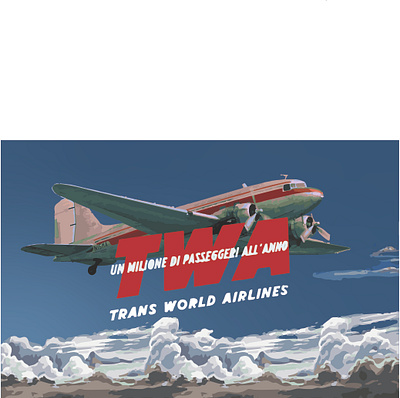 Plane poster aesthetic airplane branding design illustration illustrator
