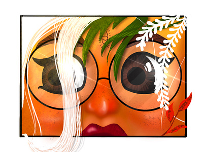 Scared Nature characterdesign colorful eyes hope illustration mother nature nature art nature illustration scared