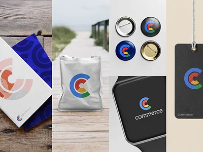 Google Commerce branding commerce design google graphic design illustration logo
