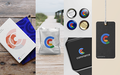 Google Commerce branding commerce design google graphic design illustration logo