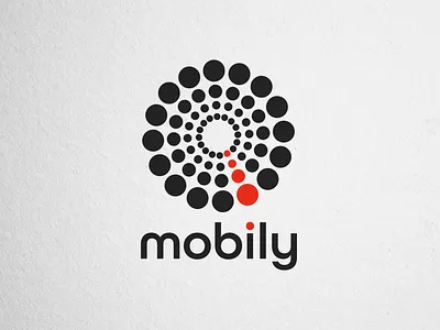 Cellphone Carrier Logo cellphone dailylogo dailylogochallenge day 48 logo mobily vector