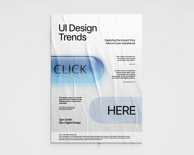 UI Design Trends – exploring the impact they have on ux apple aqua button design dissertation flat macos poster skeuomorphic thesis ux