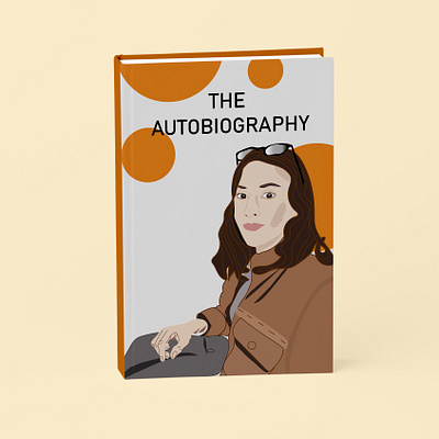 The autobiography book cover design illustration illustrator magazine marketing