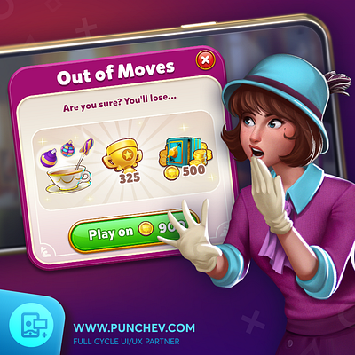 MYSTERY MATCH VILLAGE UI/UX Design branding design game gameart gamedesign gui icons illustration interface logo mystery punchev ui uiux ux