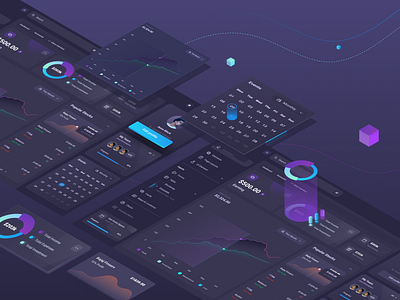 Dark-UI Dashboard. codedthemes component dark ui dashboard typography ui ux