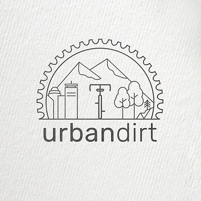 urbandirt logo brand identity illustration logo