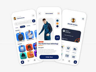 Outfit Store App design illustration illustrator mobile app mobile design mobile ui outfit outfits outfitters store store app ui uidesign uiux ux