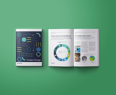 White Paper: Change Management branding design infographics layout