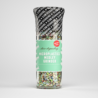 Microplastics Grinder 3d cgi design illustration product visualization