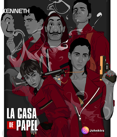 johnktrz berlin berlin freelance lacasadepapel money heist nairobi rio tokyo